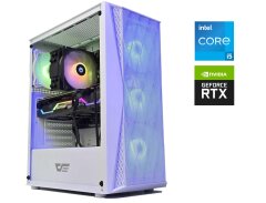 Ігровий ПК DarkFlash White Tower / Intel Core i5-12400F (6 (12) ядер по 2.5 - 4.4 GHz) / 32 GB DDR4 / 1000 GB SSD M.2 / nVidia GeForce RTX 3070, 8 GB GDDR6, 256-bit / 850W