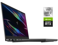 Игровой ноутбук Б-класс Razer Blade 15 RZ09-0328 / 15.6" (1920x1080) IPS / Intel Core i7-10750H (6 (12) ядер по 2.6 - 5.0 GHz) / 16 GB DDR4 / 512 GB SSD NVMe / nVidia GeForce RTX 2060, 6 GB GDDR6, 192-bit / WebCam