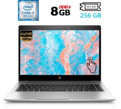 Ультрабук HP EliteBook 840 G6 / 14" (1920x1080) IPS Touch / Intel Core i7-8665U (4 (8) ядра по 1.9 - 4.8 GHz) / 8 GB DDR4 / 256 GB SSD M.2 / Intel UHD Graphics 620 / WebCam / Fingerprint / HDMI