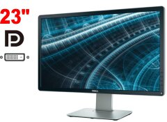 Монитор Б-класс Dell P2314Ht / 23" (1920x1080) IPS / 1x DVI, 1x DP, 1x VGA, 4x USB 2.0 / VESA 100x100 / Pivot