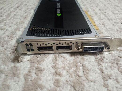 Дискретная видеокарта nVidia Quadro 4000, 2 GB GDDR5, 256-bit / 2x DisplayPort, 1x DVI