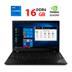 Мобильная рабочая станция Б-класс Lenovo Thinkpad P53s / 15.6" (3840x2160) IPS / Intel Core i7-8665U (4 (8) ядра по 1.9 - 4.8 GHz) / 16 GB DDR4 / 512 GB SSD / nVidia Quadro P520, 2 GB GDDR5, 64-bit