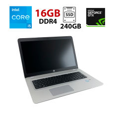 Игровой ноутбук HP ProBook 470 G4 / 17.3" (1920x1080) IPS / Intel Core i5-7200U (2 (4) ядра по 2.5 - 3.1 GHz) / 16 GB DDR4 / 240 GB SSD / nVidia GeForce 930MX, 2 GB DDR3, 64-bit / WebCam