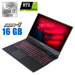 Ігровий ноутбук Maingear MG-VCTR002-2060 / 15.6" (1920x1080) IPS / Intel Core i7-10750H (6 (12) ядра по 2.6 - 5.0 GHz) / 16 GB DDR4 / 480 GB SSD M.2 / nVidia GeForce RTX 2060, 6 GB GDDR6, 192-bit / WebCam