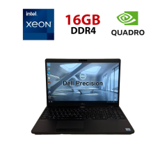 Мобильная рабочая станция Dell Precision 3541 / 15.6" (1920x1080) IPS / Intel Xeon E-2276M (6 (12) ядер по 2.8 - 4.7 GHz) / 16 GB DDR4 / 256 GB SSD / nVidia Quadro P620, 4 GB GDDR5, 128-bit / WebCam