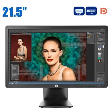 Монитор HP Z22i / 21.5" (1920x1080) AH-IPS / DVI, DisplayPort, VGA, USB / VESA 100x100 Монитор HP Z22i / 21.5" (1920x1080) AH-IPS / DVI, DisplayPort, VGA, USB / VESA 100x100