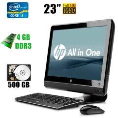 Моноблок HP AiO 8200 Elite / 23" (1920x1080) / Intel&reg; Core&trade; i3-2120 (2(4)ядра по 3.3GHz) / 4GB DDR3 / 500GB HDD