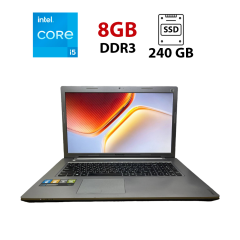 Ноутбук Б-класс Lenovo IdeaPad Z710 / 17.3" (1600x900) TN / Intel Core i5-4200M (2 (4) ядра по 2.5 - 3.1 GHz) / 8 GB DDR3 / 240 GB SSD / nVidia GeForce GT 740M, 2 GB GDDR3, 64-bit / WebCam