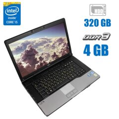 Ноутбук Fujitsu LifeBook E752 / 15.6" (1600x900) TN / Intel Core i5-3320M (2 (4) ядра по 2.6 - 3.3 GHz) / 4 GB DDR3 / 320 GB HDD / Intel HD Graphics 4000 / WebCam 