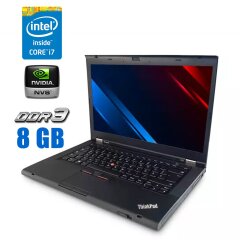 Ноутбук Lenovo ThinkPad T430 / 14" (1600x900) TN / Intel Core i7-3520M (2 (4) ядра по 2.9 - 3.6 GHz) / 8 GB DDR3 / 256 GB SSD / nVidia NVS 5400M, 1 GB GDDR3, 128-bit / WebCam