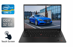 Ультрабук Lenovo ThinkPad X1 Carbon Gen11 / 14" (1920x1080) IPS Touch / Intel Core i7-1365U (10 (12) ядер по 1.3 - 5.2 GHz) / 32 GB DDR5 / 1000 GB SSD / Intel Iris Xe Graphics / WebCam / Windows 11