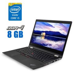 Ультрабук Lenovo ThinkPad X380 Yoga / 13.3" (1920x1080) IPS Touch / Intel Core i5-8250U (4 (8) ядра по 1.6 - 3.4 GHz) / 8 GB DDR4 / 120 GB SSD / Intel UHD Graphics 620 / WebCam