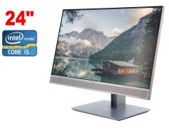 Моноблок Б-класс HP EliteOne 800 G3 All-in-One / 23.8" (1920x1080) IPS Touch / Intel Core i5-7500 (4 ядра по 3.4 - 3.8 GHz) / 8 GB DDR4 / 250 GB SSD / Intel HD Graphics 630