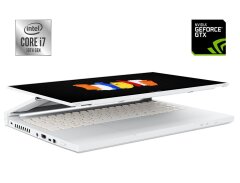 Игровой ультрабук-трансформер Acer ConceptD CC314-72G / 14" (1920x1080) IPS Touch / Intel Core i7-10750H (6 (12) ядер по 2.6 - 5.0 GHz) / 16 GB DDR4 / 512 GB SSD / nVidia GeForce GTX 1650 Max-Q, 4 GB GDDR6, 128-bit / WebCam