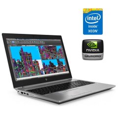 Мобильная рабочая станция HP ZBook 15 G5 / 15.6" (1920x1080) IPS / Intel Xeon E-2176M (6 (12) ядра по 2.7 - 4.4 GHz) / 16 GB DDR4 / 480 GB SSD / nVidia Quadro P1000, 4 GB GDDR5, 128-bit / WebCam