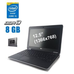 Нетбук Dell Latitude E7240 / 12.5" (1366x768) TN / Intel Core i5-4310U (2 (4) ядра по 2.0 - 3.0 GHz) / 8 GB DDR3 / 256 GB SSD M.2 / Intel HD Graphics 4400 / WebCam 