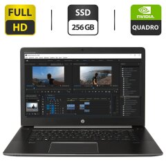 Мобильная рабочая станция HP ZBook 15 G3 / 15.6" (1920x1080) TN / Intel Core i7-6820HQ (4 (8) ядра по 2.7 - 3.6 GHz) / 16 GB DDR4 / 256 GB SSD / nVidia Quadro M2000M, 4 GB GDDR5, 128-bit / WebCam / VGA / Усиленная АКБ