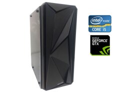 Игровой ПК 1stPlayer Black Tower NEW / Intel Core i5-4590 (4 ядра по 3.3 - 3.7 GHz) / 16 GB DDR3 / 480 GB SSD NEW / nVidia GeForce GTX 1660 Super, 6 GB GDDR6, 192-bit / 750W + Wi-Fi адаптер D-Link DWA-140