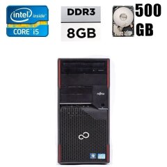 ПК Fujitsu Celsius W410 Tower / Intel Core i5-2400 (4 ядра по 3.1 - 3.4 GHz) / 8 GB DDR3 / 500 GB HDD