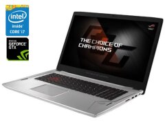 Игровой ноутбук Asus ROG GL702VS / 17.3" (1920x1080) IPS / Intel Core i7-7700HQ (4 (8) ядра по 2.8 - 3.8 GHz) / 32 GB DDR4 / 512 GB SSD / nVidia GeForce GTX 1070, 8 GB GDDR5, 256-bit / WebCam / Win 10 Home