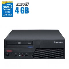 ПК Lenovo ThinkCentre M58p SFF / Intel Core 2 Duo E8400 (2 ядра по 3.0 GHz) / 4 GB DDR3 / 320 GB HDD / Intel GMA Graphics 4500 / DisplayPort