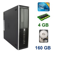 HP 6000 SFF / Intel Core 2 Duo E8400 (2 ядра по 3.00 GHz) / 4 GB DDR3 / 160 GB HDD