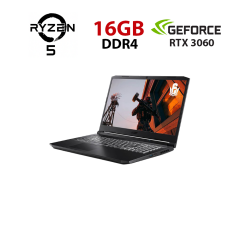 Игровой ноутбук Acer Nitro 5 AN517-41-R0CW / 17.3" (1920x1080) IPS / AMD Ryzen 5 5600H (6 (12) ядер по 3.3 - 4.2 GHz) / 16 GB DDR4 / 480 GB SSD / nVidia GeForce RTX 3060, 6 GB GDDR6, 192-bit / WebCam