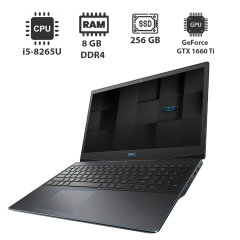 Игровой ноутбук Б-класс Dell G3 3590 / 15.6" (1920x1080) IPS / Intel Core i7-9750H (6 (12) ядер по 2.6 - 4.5 GHz) / 16 GB DDR4 / 512 GB SSD / nVidia GeForce GTX 1660 Ti, 6 GB GDDR6, 192-bit / WebCam