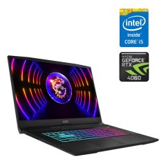 Игровой ноутбук MSI Katana 17 B12VFK-614NEU / 17.3" (1920x1080) IPS / Intel Core i5-12450H (8 (12) ядер по 3.3 - 4.3 GHz) / 16 GB DDR5 / 512 GB SSD / nVidia GeForce RTX 4060, 8 GB GDDR6, 128-bit / WebCam 
