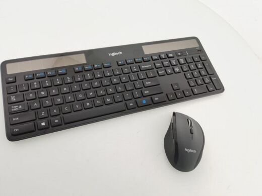 Комплект клавіатура+миша Logitech MK750 Wireless Solar Keyboard & Marathon Mouse Combo / бездротовий / чорний