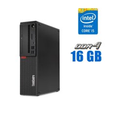 Компьютер Lenovo ThinkCentre M720s SFF / Intel Core i5-8400 (6 ядер по 2.8 - 4.0 GHz) / 16 GB DDR4 / 512 GB SSD / Intel UHD Graphics 630