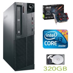 Lenovo m82 SFF / Intel Core i3-2100 (2(4) ядра по 3.1GHz) / 4GB DDR3 / 250GB HDD / new GeForce GT 730 1Gb GDDR3 (HDMI, DVI, VGA) / USB 3.0