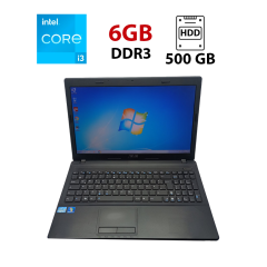 Ноутбук Asus K54 / 15.6" (1366x768) TN / Intel Core i3-2310M (2 (4) ядра по 2.1 GHz) / 6 GB DDR3 / 500 GB HDD / Intel HD Graphics 3000 / WebCam