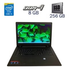 Ноутбук Б-клас Lenovo IdeaPad 110-17IKB / 17.3" (1600x900) TN / Intel Core i5-7200U (2 (4) ядра по 2.5 - 3.1 GHz) / 8 GB DDR4 / 256 GB SSD / Intel HD Graphics 620 / WebCam + Бездротова мишка