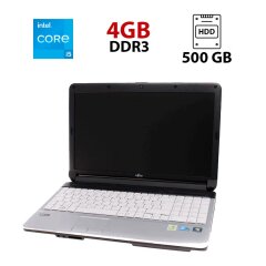 Ноутбук Fujitsu LifeBook A530 / 15.6" (1366x768) TN / Intel Core i5-450M (2 (4) ядра по 2.4 - 2.66 GHz) / 4 GB DDR3 / 500 GB HDD / Intel HD Graphics / WebCam