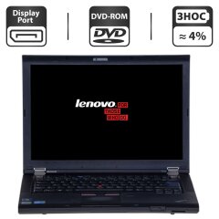 Ноутбук Lenovo ThinkPad T410 / 14" (1440x900) TN / Intel Core i5-520M (2 (4) ядра по 2.4 - 2.93 GHz) / 4 GB DDR3 / 500 GB HDD / Intel HD Graphics / WebCam / DVD-ROM