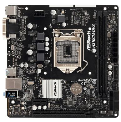 Нова материнська плата ASRock H310CM-DVS OEM / Socket LGA1151 / USB 3.1