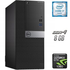 Ігровий ПК Dell OptiPlex 5050 Tower / Intel Core i7-6700 (4 (8) ядра по 3.4 - 4.0 GHz) / 8 GB DDR4 / 250 GB SSD + 1000 GB HDD / nVidia GeForce GTX 1060, 6 GB GDDR5, 192-bit + Windows 10 в подарунок