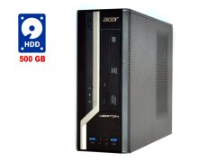 ПК Acer Veriton X2631G SFF / Intel Сore i3-4130 (2 (4) ядра по 3.4 GHz) / 8 GB DDR3 / 500 GB HDD / Intel HD Graphics 4400 / DVD-RW / Win 7