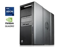 Робоча станція HP Z840 Workstation Tower / 2x Intel Хеоn E5-2689 v4 (10 (20) ядер по 3.1 - 3.8 GHz) / 64 GB DDR4 / 256 GB SSD + 1000 GB HDD / nVidia Quadro M6000, 24 GB GDDR5, 384-bit / DVD-RW