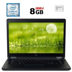Ноутбук Dell Latitude 5480 / 14" (1366x768) TN / Intel Core i5-6300U (2 (4) ядра по 2.4 - 3.0 GHz) / 8 GB DDR4 / 240 GB SSD / Intel HD Graphics 520 / WebCam
