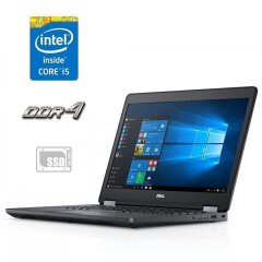 Ноутбук Dell Latitude E5470 / 14" (1920x1080) IPS / Intel Core i5-6300HQ (4 ядра по 2.3 - 3.2 GHz) / 16 GB DDR4 / 480 GB SSD / Intel HD Graphics 530 / WebCam