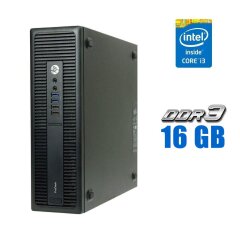 Комп'ютер HP ProDesk 600 G2 SFF / Intel Core i3-6100 (2 (4) ядра по 3.7 GHz) / 16 GB DDR3 / 240 GB SSD / Intel HD Graphics 530 / USB 3.0 / Com Port