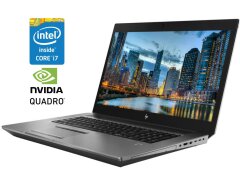 Мобильная рабочая станция HP ZBook 17 G6 / 17.3" (1920x1080) IPS / Intel Core i7-9750H (6 (12) ядер по 2.6 - 4.5 GHz) / 16 GB DDR4 / 512 GB SSD / nVidia Quadro T1000, 4 GB GDDR5, 128-bit / WebCam