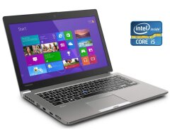 Ультрабук Toshiba Tecra Z40 / 14" (1920x1080) IPS / Intel Core i5-6300U (2 (4) ядра по 2.4 - 3.0 GHz) / 8 GB DDR4 / 256 GB SSD / Intel HD Graphics 520 / WebCam / Win 10 Pro + Сумка Defender Shiny + Мышь Maxxter Mr-420 Wireless