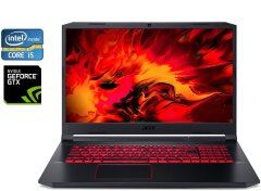 Игровой ноутбук Acer Nitro 5 AN515-54 / 15.6" (1920x1080) IPS / Intel Core i5-9300H (4 (8) ядра по 2.4 - 4.1 GHz) / 8 GB DDR4 / 512 GB SSD M.2 / nVidia GeForce GTX 1650, 4 GB GDDR5, 128-bit / WebCam