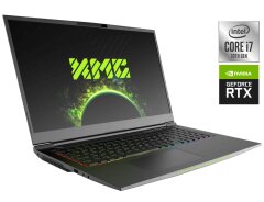 Ігровий ноутбук XMG Core 17 GM7GOR / 17.3" (2560x1440) IPS / Intel Core i7-10870H (8 (16) ядер по 2.2 - 5.0 GHz) / 16 GB DDR4 / 500 GB SSD / nVidia GeForce RTX 3060, 6 GB GDDR6, 192-bit / WebCam / Win 10 Home