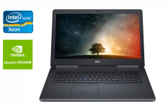 Мобильная рабочая станция Dell Precision 7710 / 17.3" (1920x1080) IPS / Intel Xeon E3-1535M v5 (4 (8) ядра по 2.9 - 3.8 GHz) / 32 GB DDR4 / 960 GB SSD / nVidia Quadro M5000M, 8 GB GDDR5, 256-bit / WebCam 