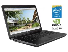 Мобильная рабочая станция HP ZBook 17 G4 / 17.3" (1920x1080) IPS / Intel Core i7-7820HQ (4 (8) ядра по 2.9 - 3.9 GHz) / 16 GB DDR4 / 480 GB SSD / nVidia Quadro P3000, 6 GB GDDR5, 192-bit / WebCam / Win 10 Pro