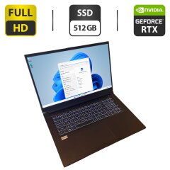 Игровой ноутбук Clevo PC70DF1 / 17.3" (1920x1080) IPS / Intel Core i7-10870H (8 (16) ядер по 2.2 - 5.0 GHz) / 32 GB DDR4 / 512 GB SSD / nVidia GeForce RTX 2070, 8 GB GDDR6, 256-bit / WebCam